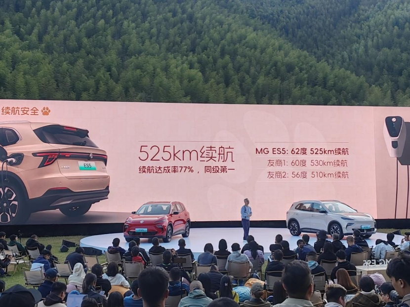 售价11.69万-14.69万元 MG ES5展前亮相