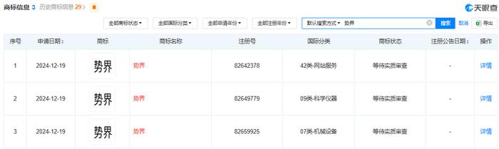 阿维塔申请注册“塔界”“势界”商标
