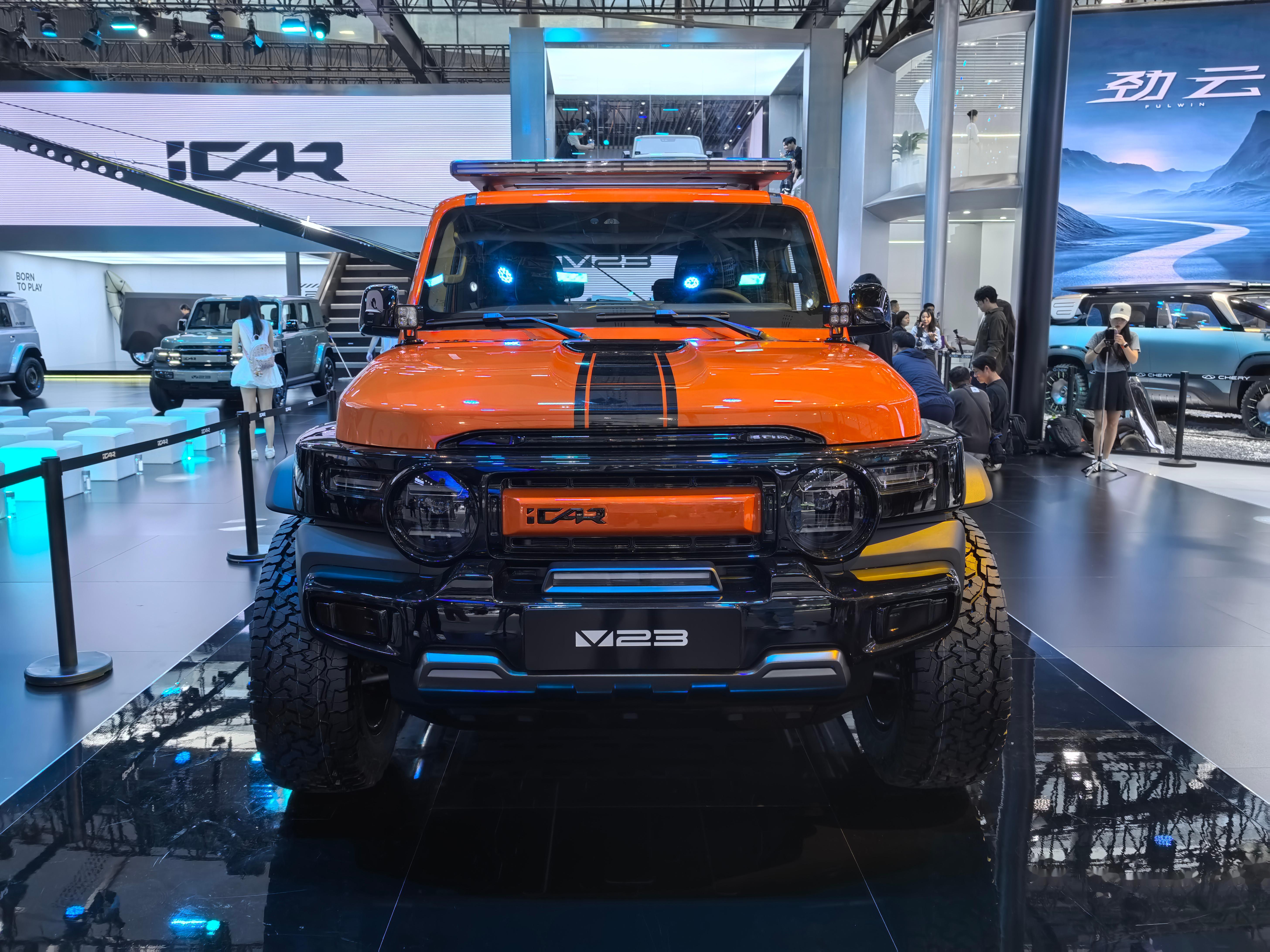 外观微调动力升级 iCAR V23 S官图发布