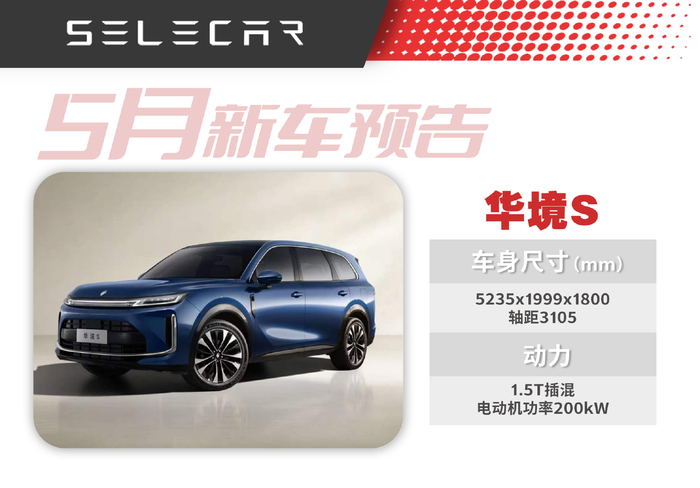 5月,这些重磅新车即将上市