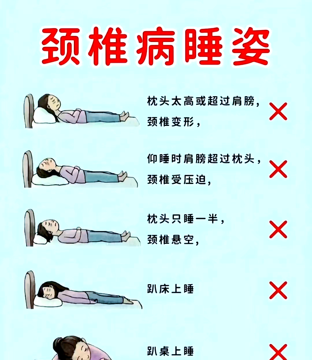 图说百科丨正确使用枕头,看看怎么躺更科学